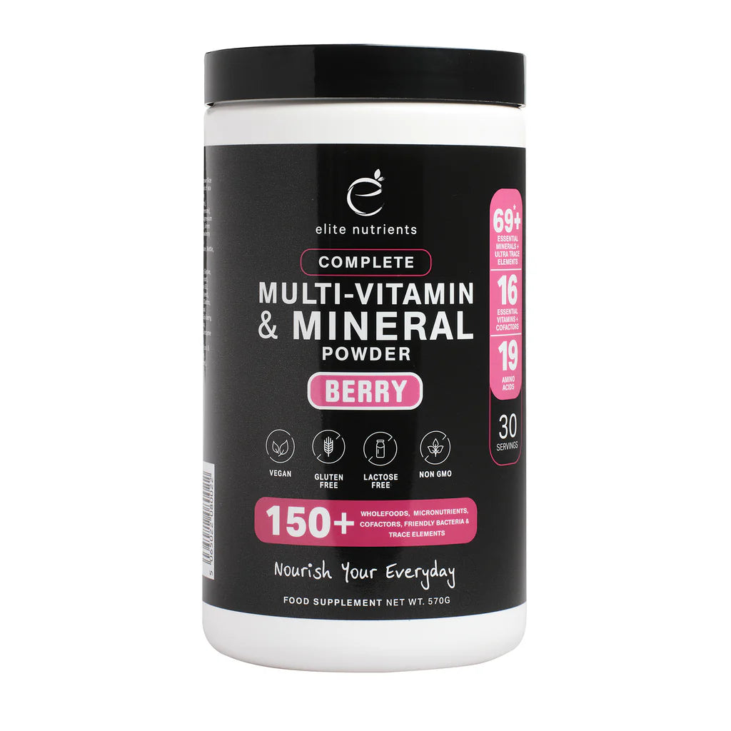 Complete Multi Vitamin & Mineral Powder Berry- 30 Servings