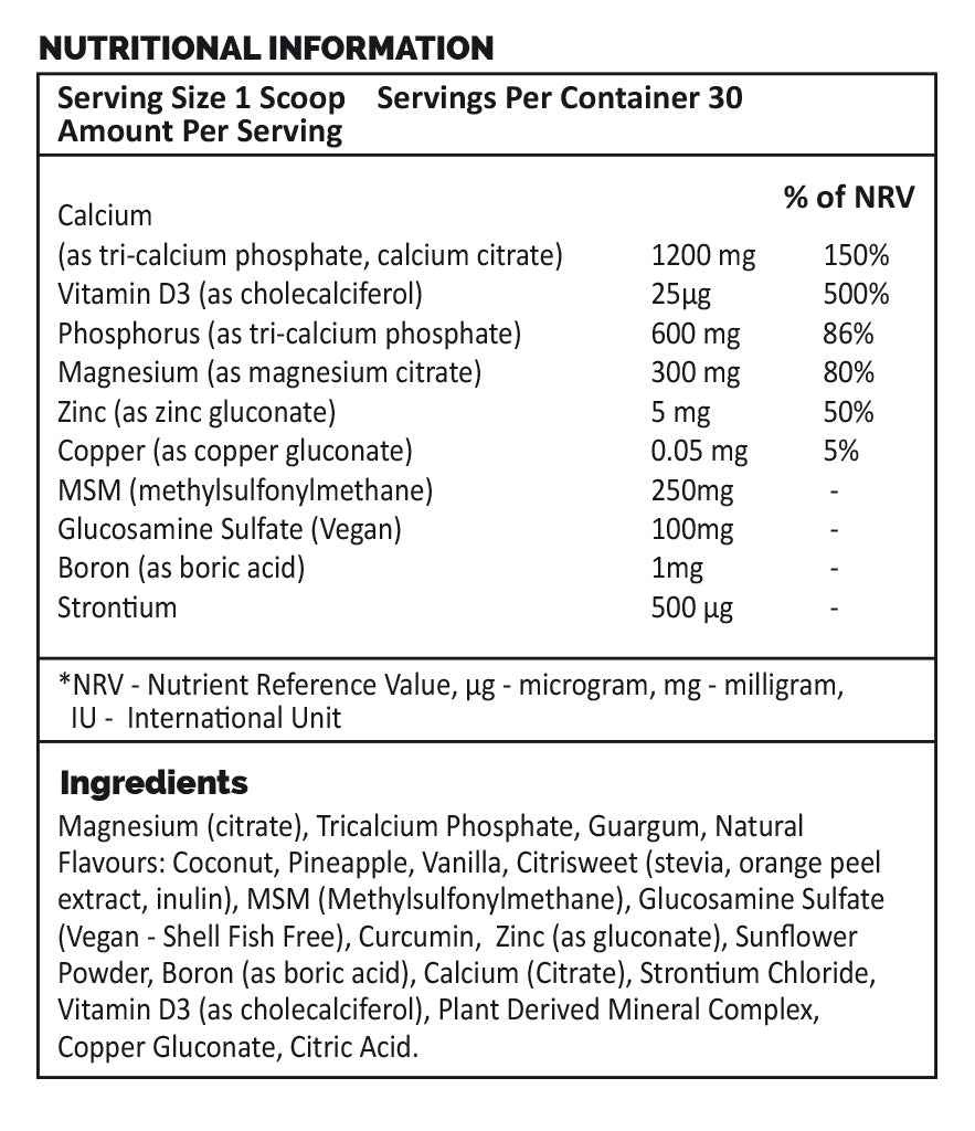 Bone Support Powder - 30 Servings